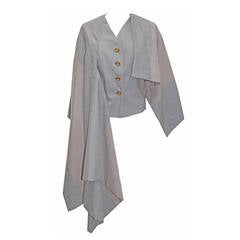Unworn 1990s Vivienne Westwood waist coat with attached cape 10