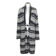 Chanel Oversized Knitted Tweed Cardigan Coat c. 2006 7