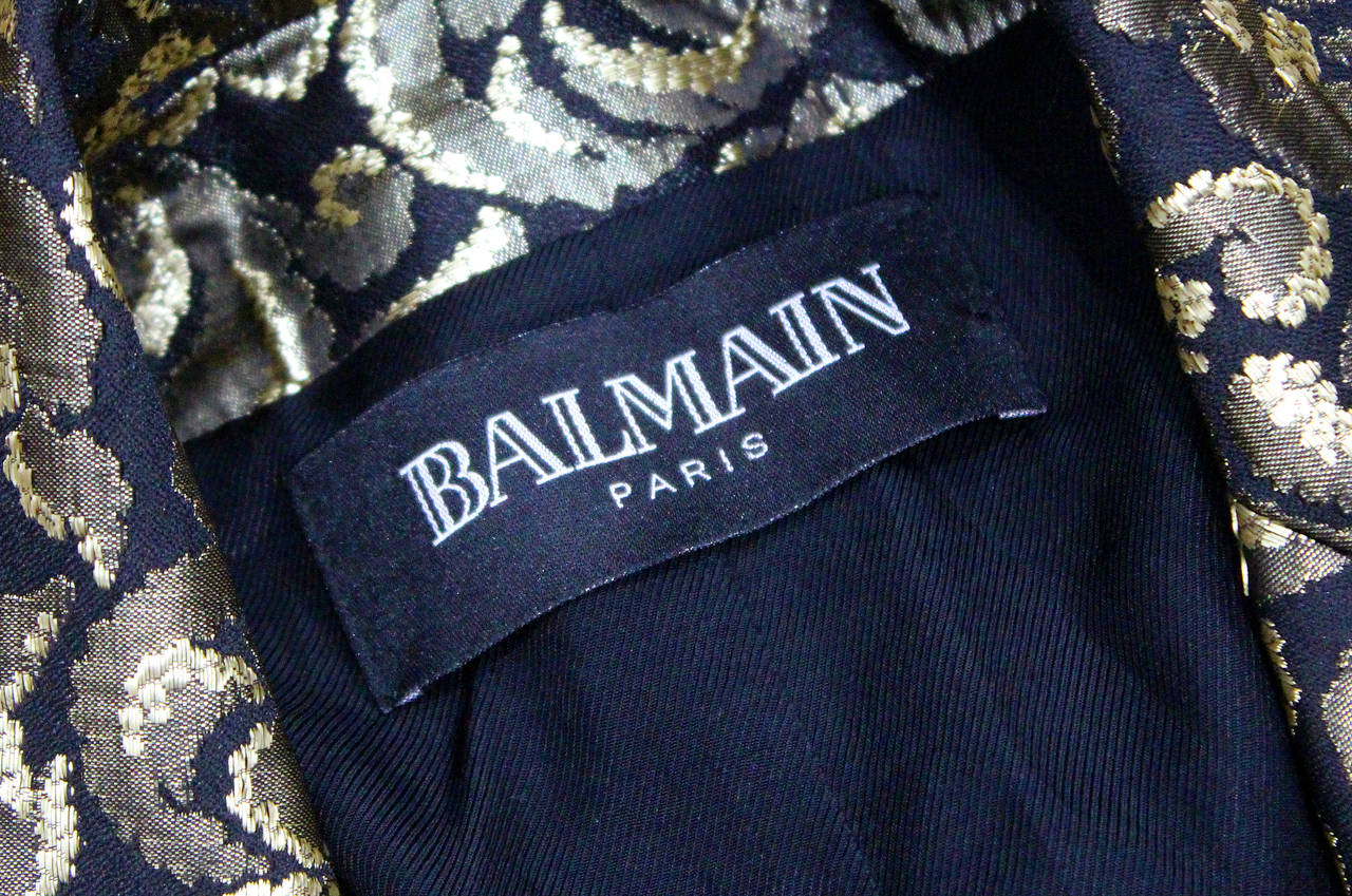 Balmain runway jacquard military inspired evening blazer, Fall 2010 1