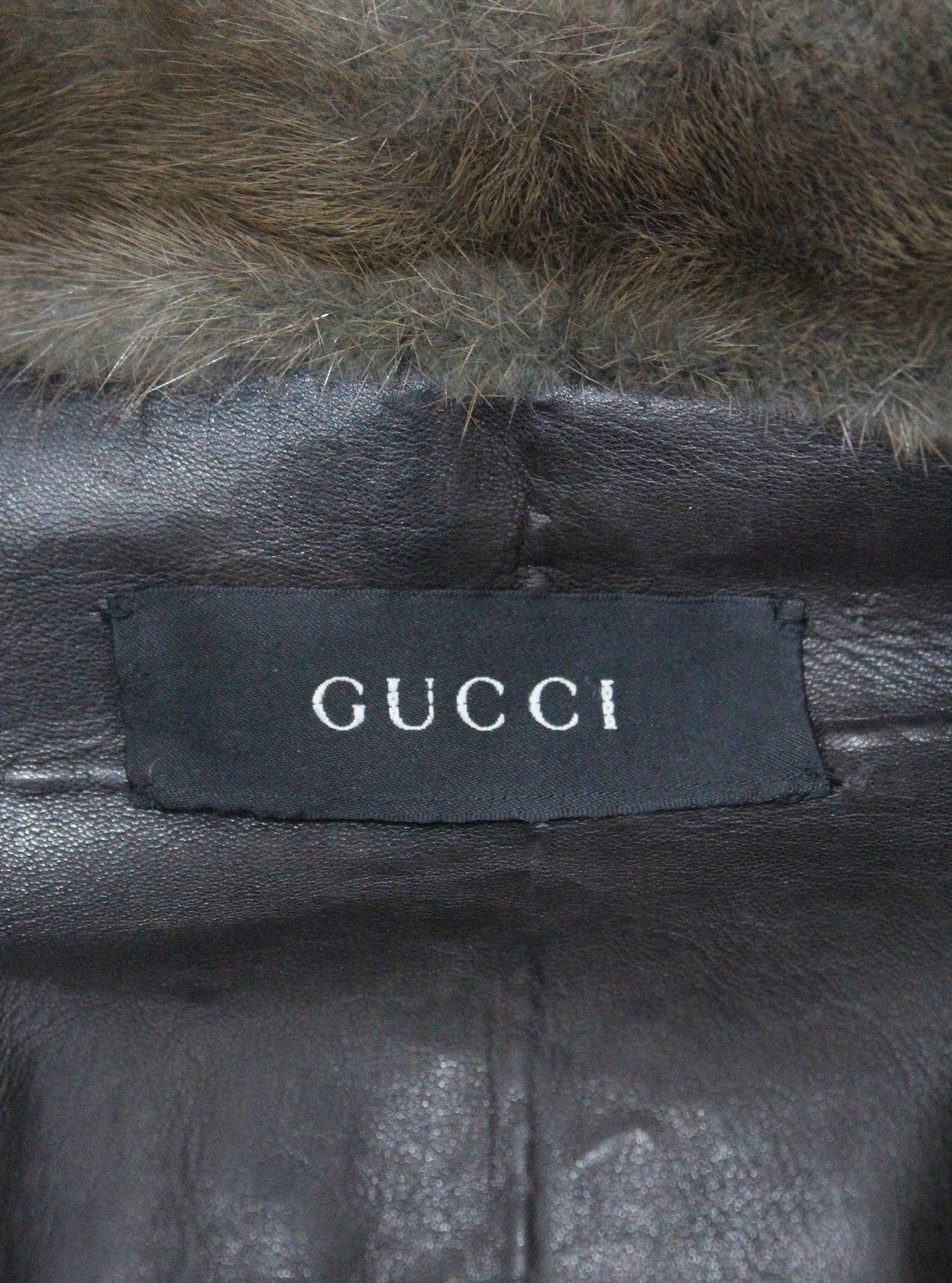 1990s Gucci by Tom Ford mink fur trucker jacket, c. 1998 In Good Condition In London, GB