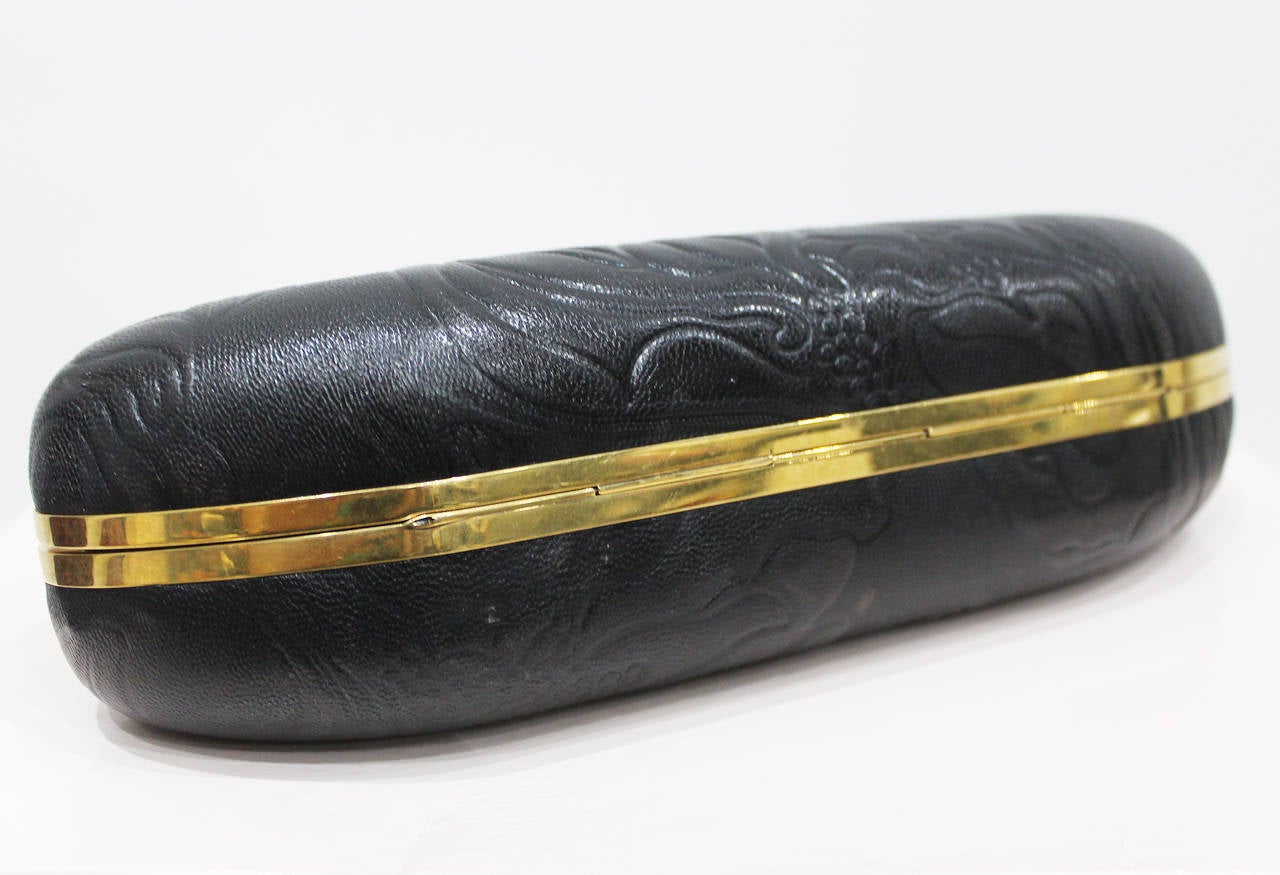 Black Alexander McQueen 'Angels and Demons' Fall 2010 Knuckle Duster Clutch Bag