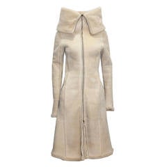 Alexander McQueen Runway Sheepskin Coat 
PANTHEON AS LECUM
 Fall 2004