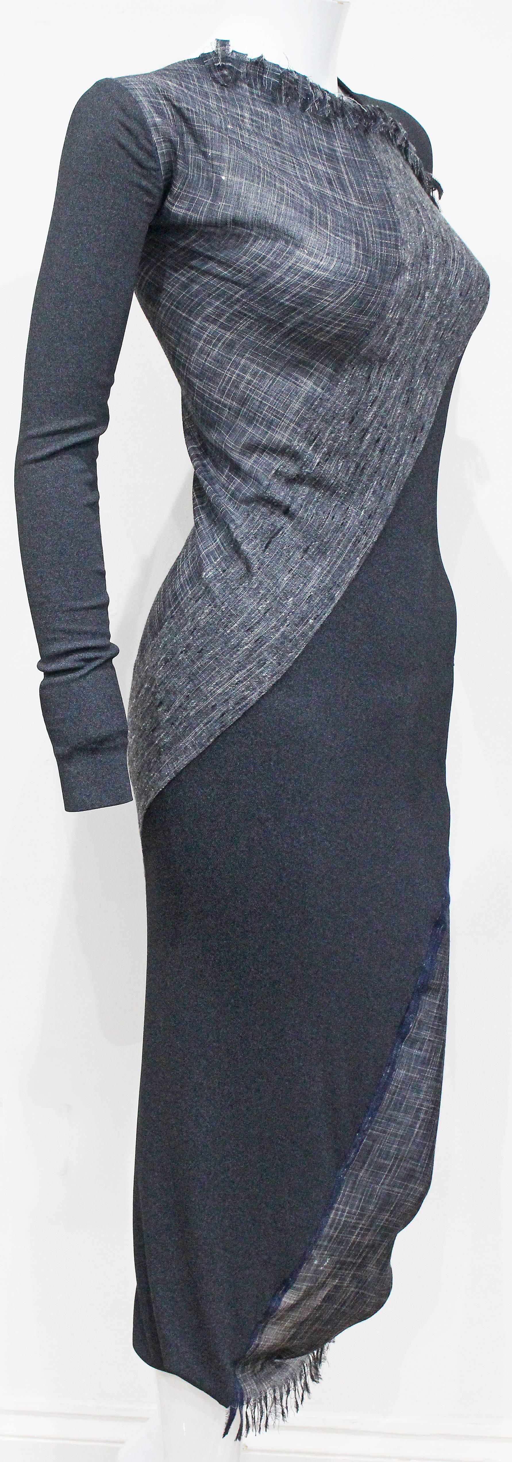 Black 1990s Vivienne Westwood deconstructed body-con dress 