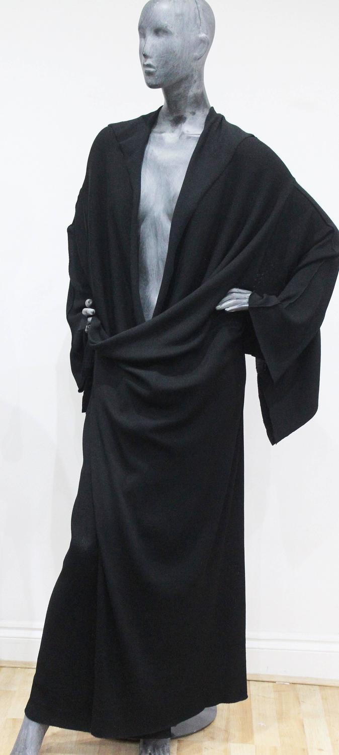 1990s Issey Miyake, A-POC knitted kimono style long cardigan For Sale ...