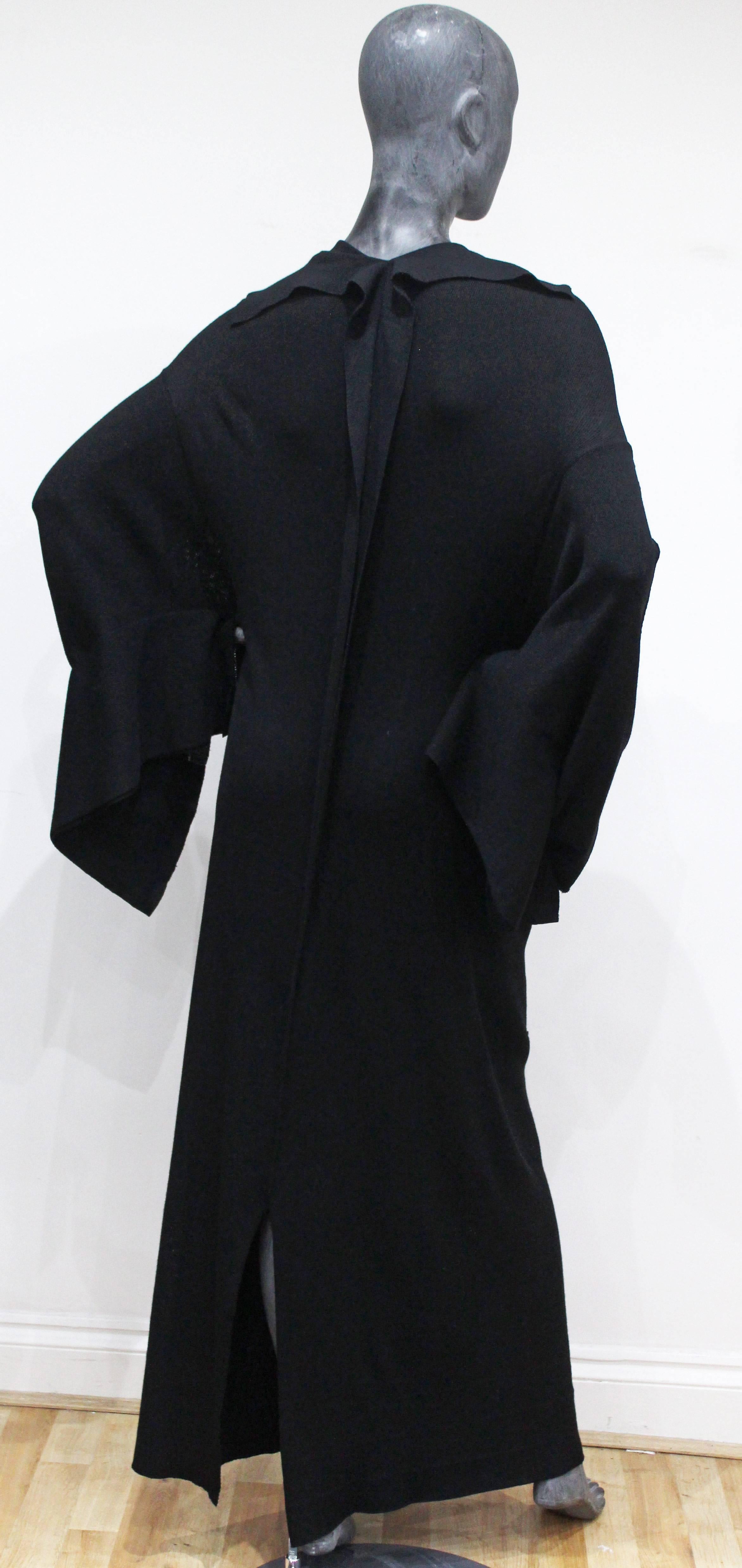 1990s Issey Miyake, A-POC knitted kimono style long cardigan  2