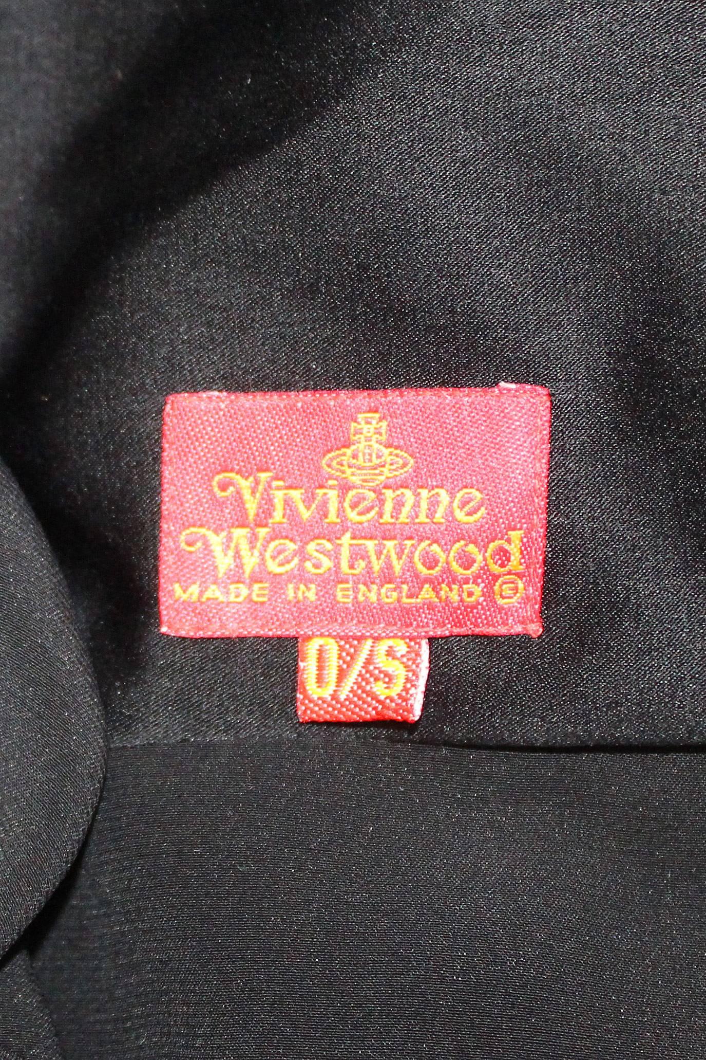 1980s Vivienne Westwood satin hooded evening jacket  1