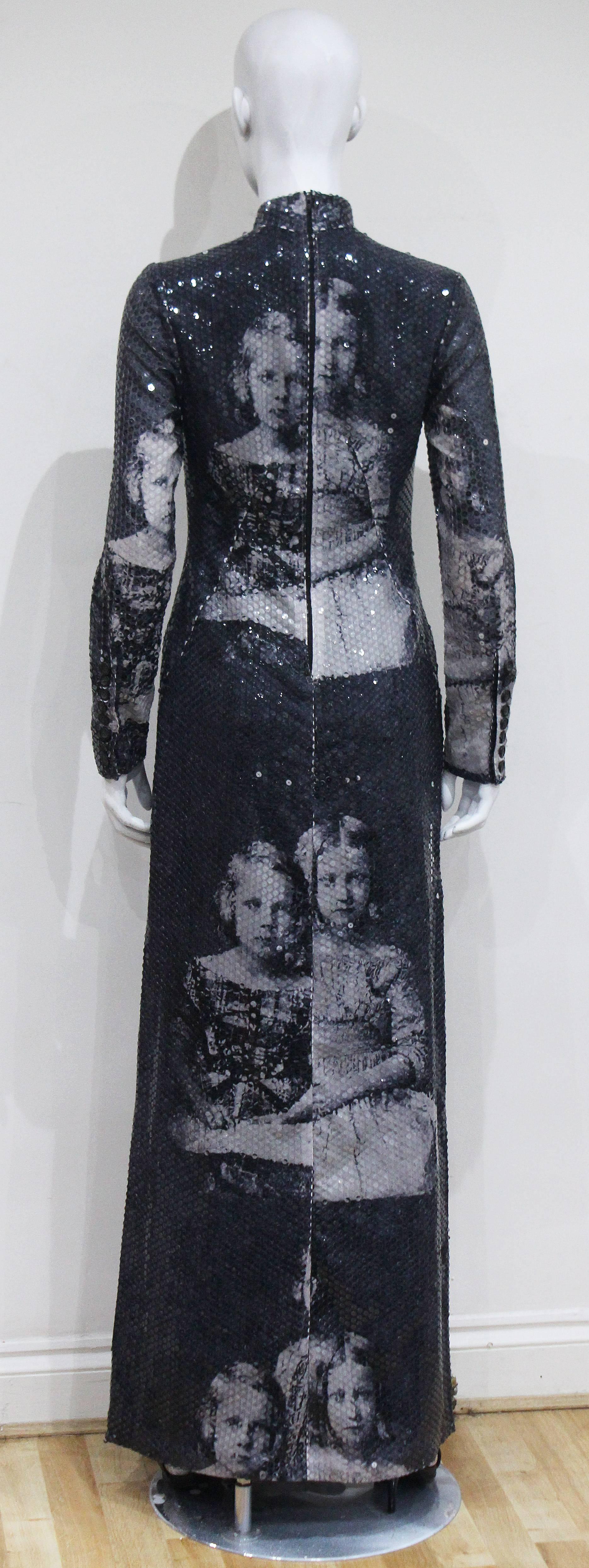 Women's Alexander McQueen sequined 'Romanov Princesses' dress, 'Joan' Collection c. 1998