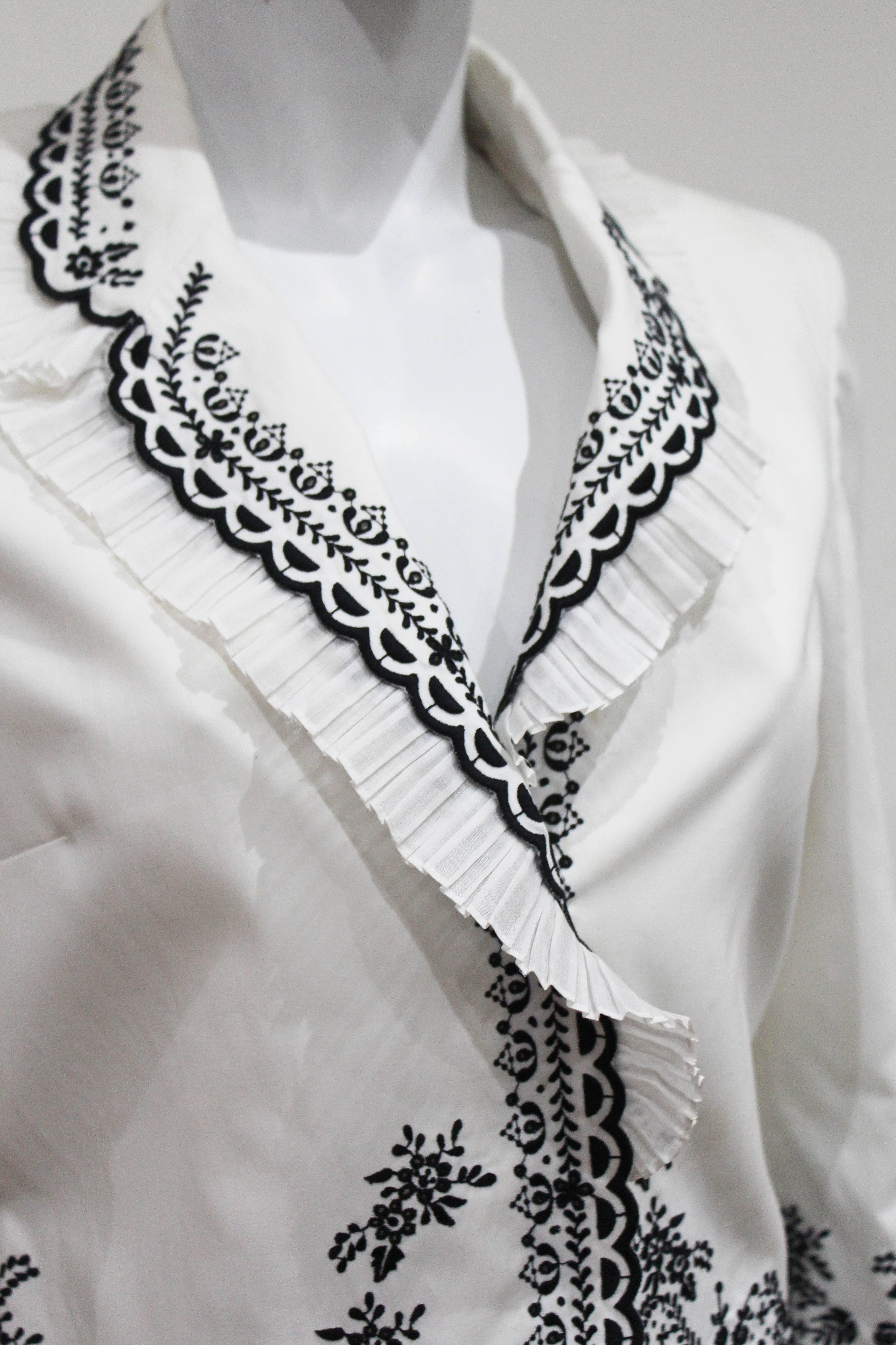 Gray Alexander McQueen embroidered tailored 'Sarabande' jacket, c. 2007 For Sale