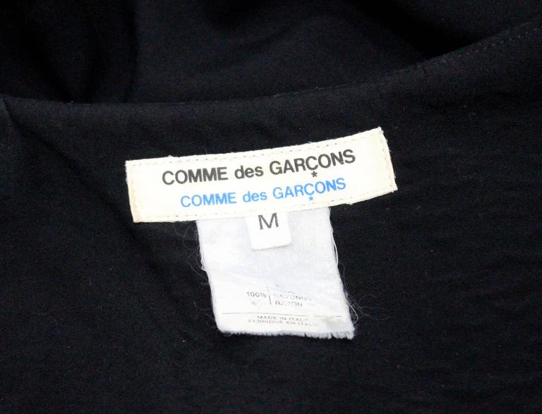 Early Comme des Garcons black asymmetric jumpsuit, c. 1980s For Sale at ...