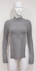 Early Alexander McQueen backless knitted sweater, c. 1990s