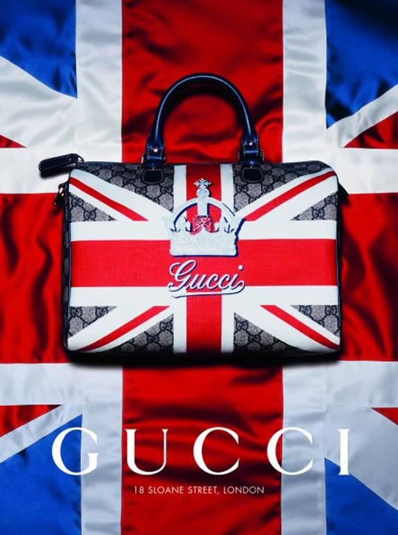 Limited Edition Gucci Union Jack Sloaney bag, c. 2009  1