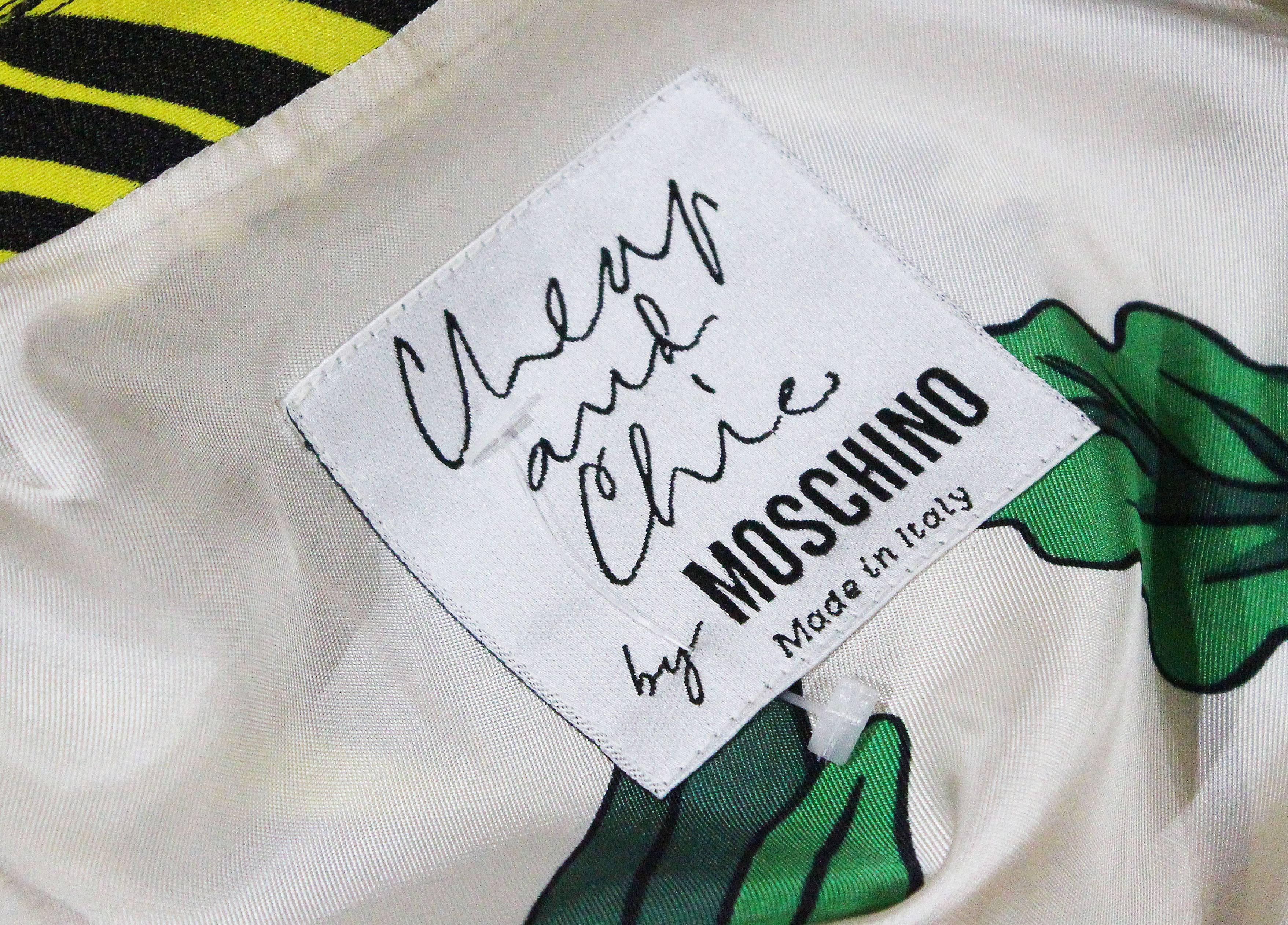 Moschino skirt suit with Roy Lichtenstein 'M-Maybe' print, c. 1991 In Excellent Condition In London, GB
