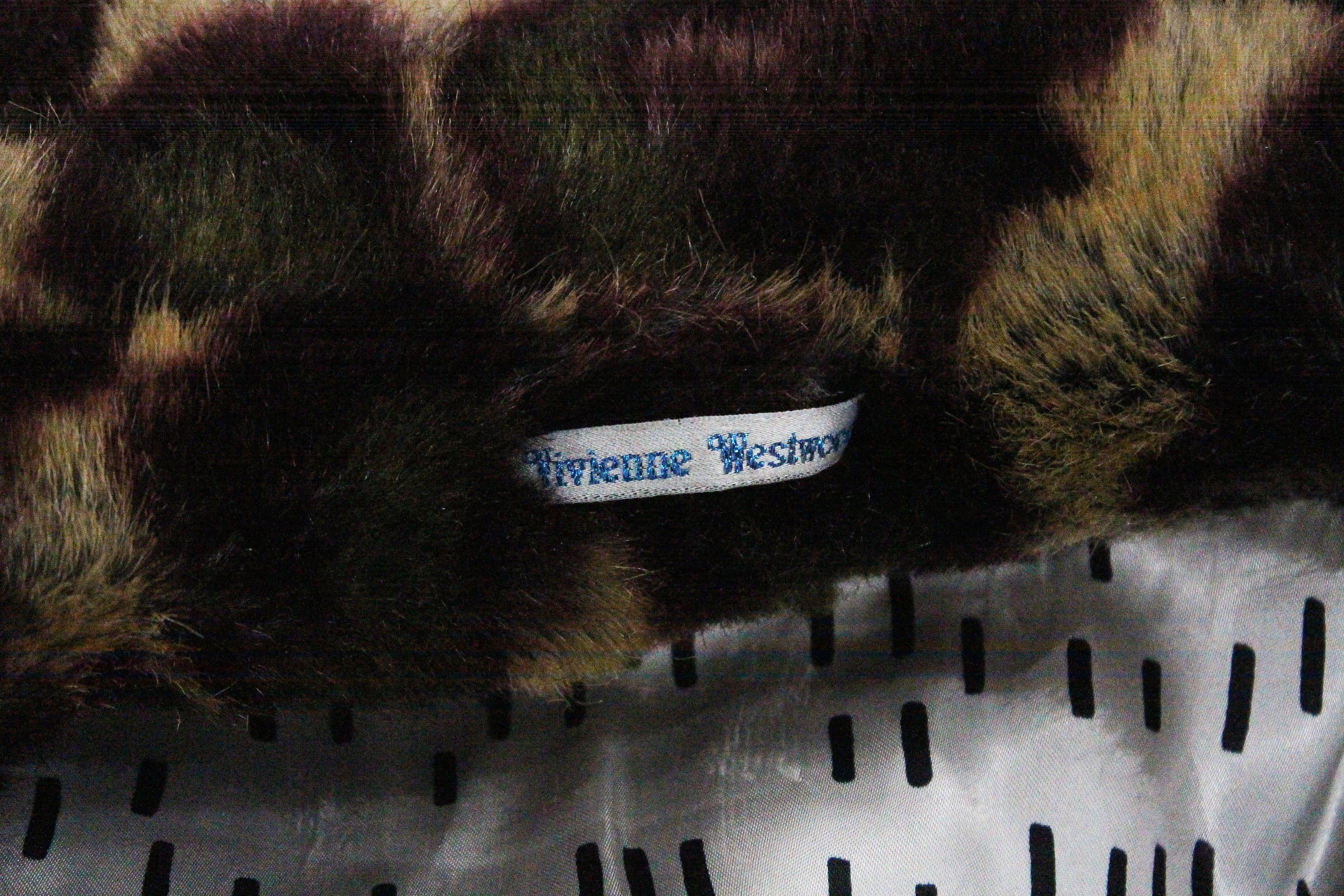 Vivienne Westwood Men's faux fur cheetah print coat, c. 1989 1