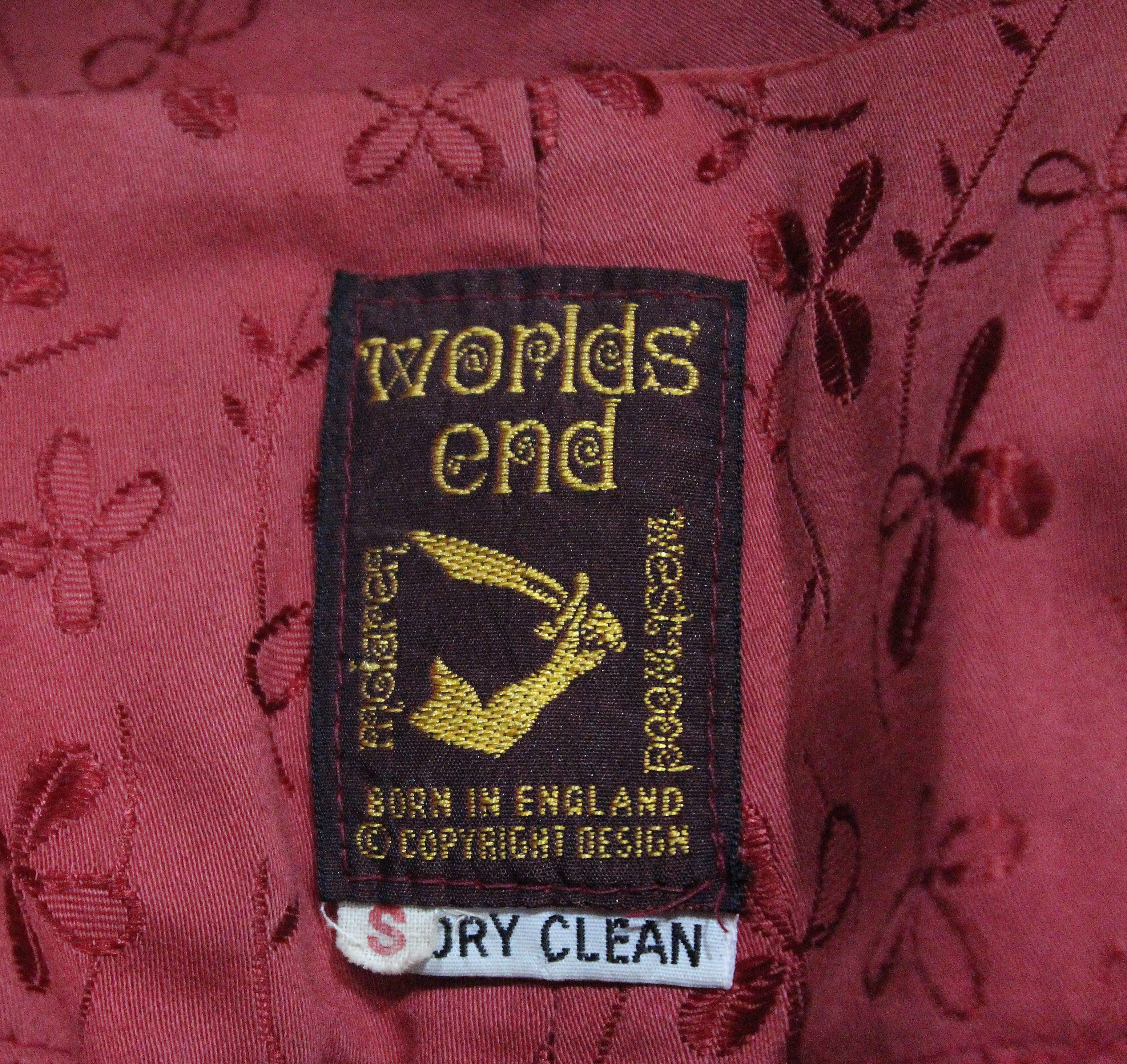Brown Vivienne Westwood and Malcolm Mclaren pirate pants from World's End, c. 1981