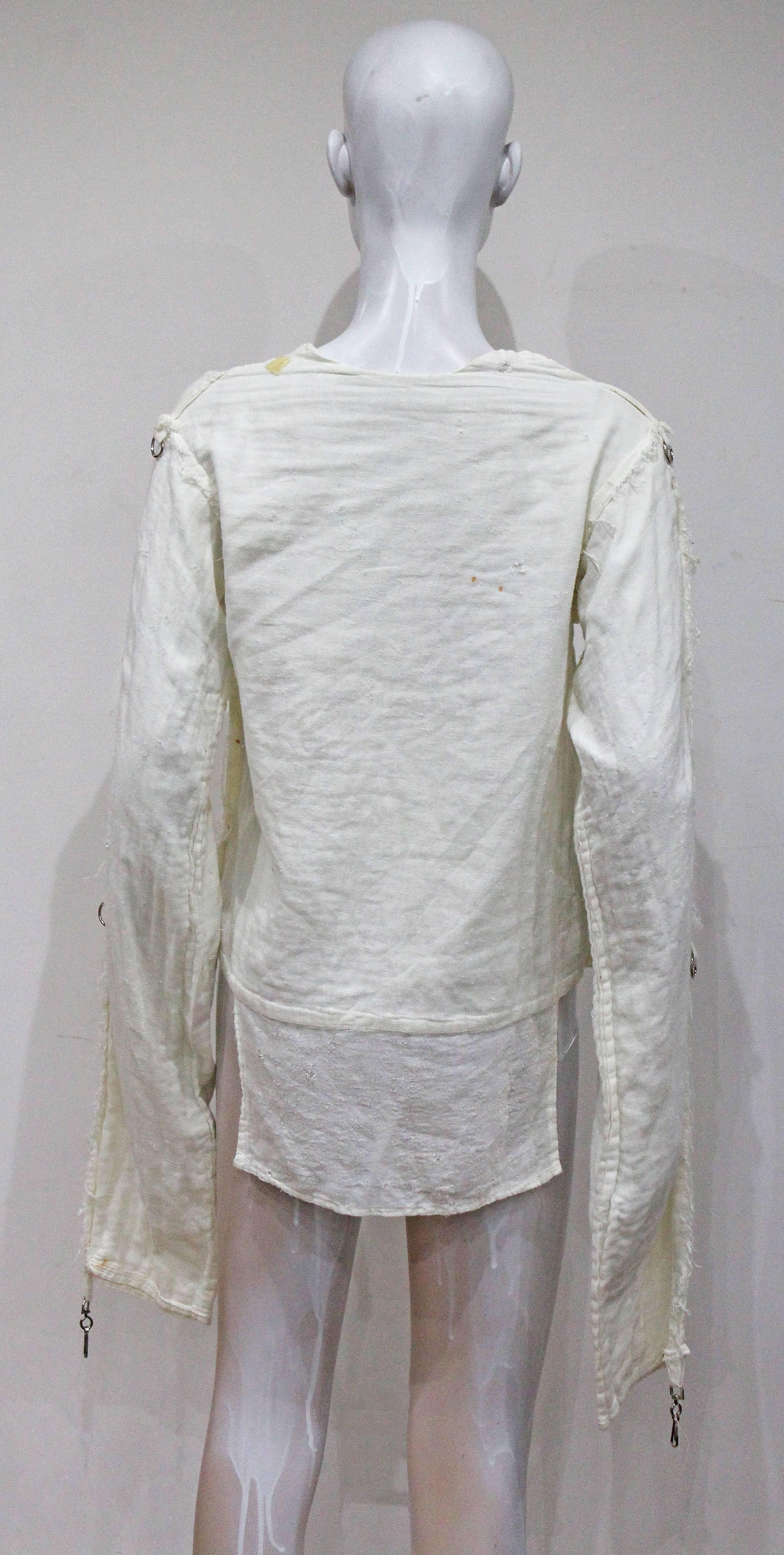 Gray Seditionaries 'Tits' shirt by Vivienne Westwood and Malcolm Mclaren, c. 1977
