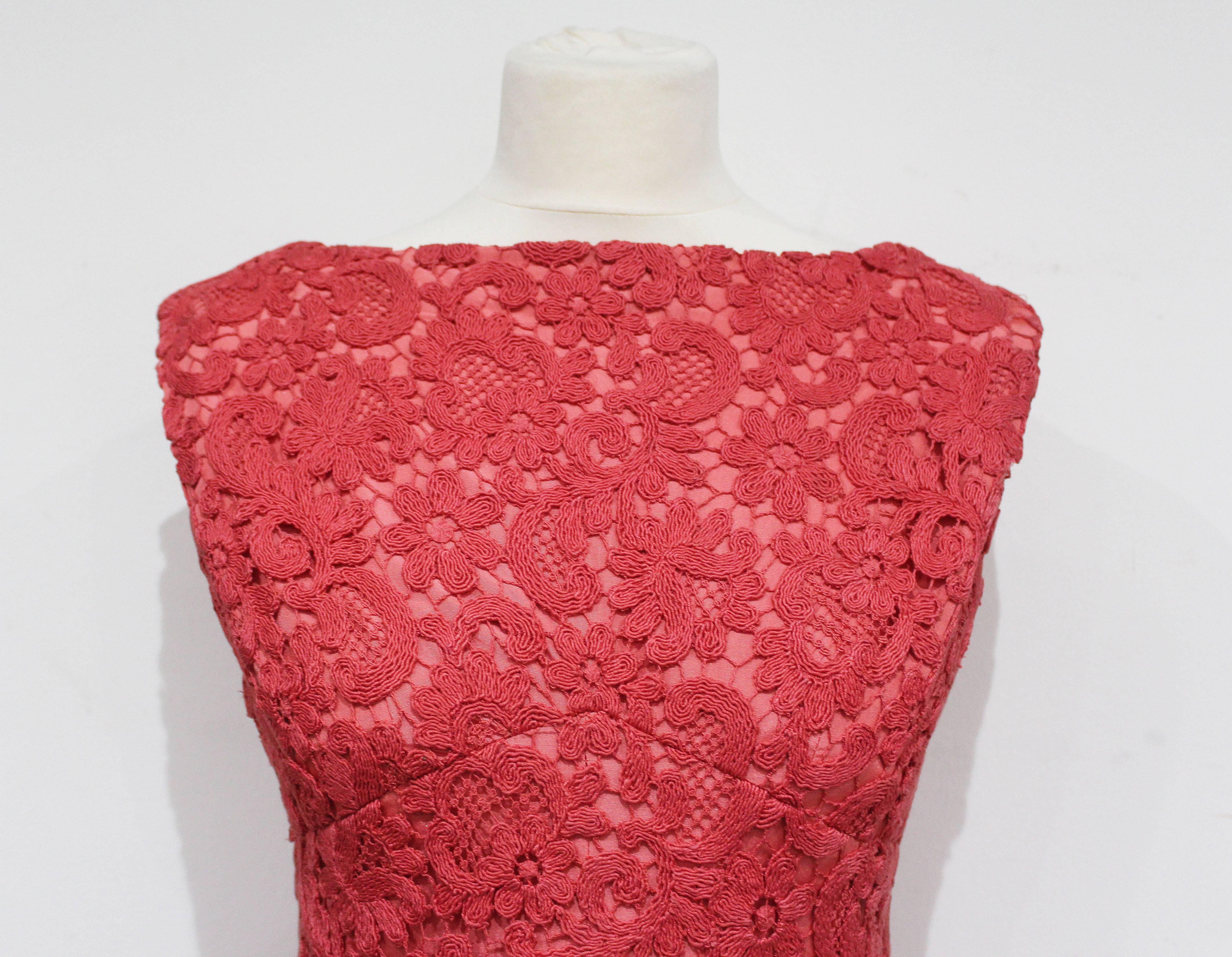 rose lace coral