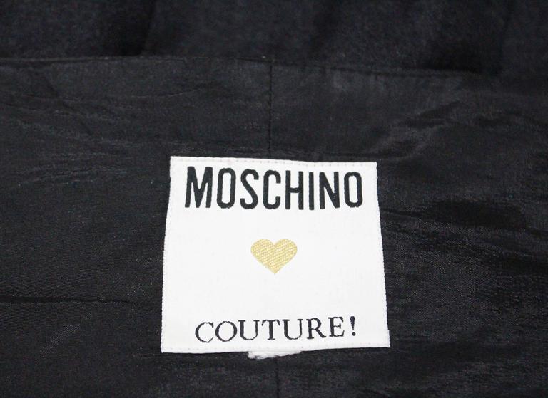 Moschino Couture Deconstructed Suit Strapless Dress, c. 1993 For Sale ...