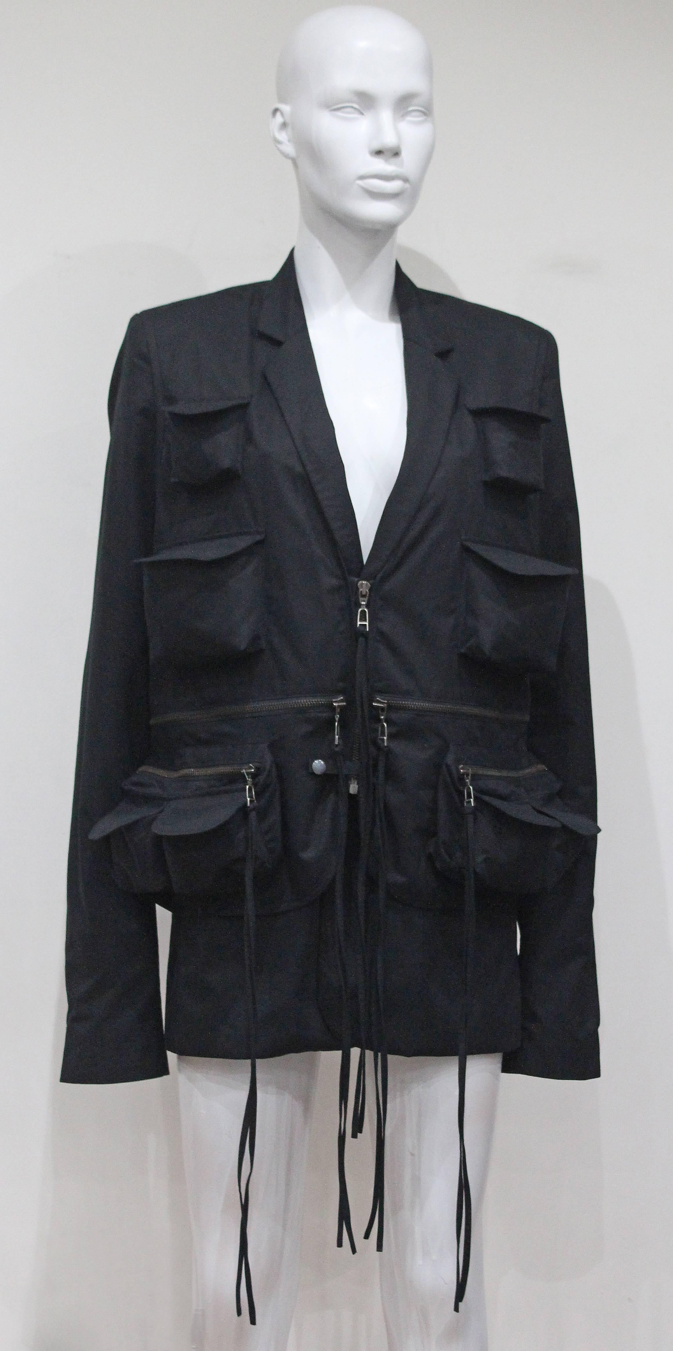 Raf Simons 'Consumed' military blazer jacket, c. 2003  In Excellent Condition In London, GB