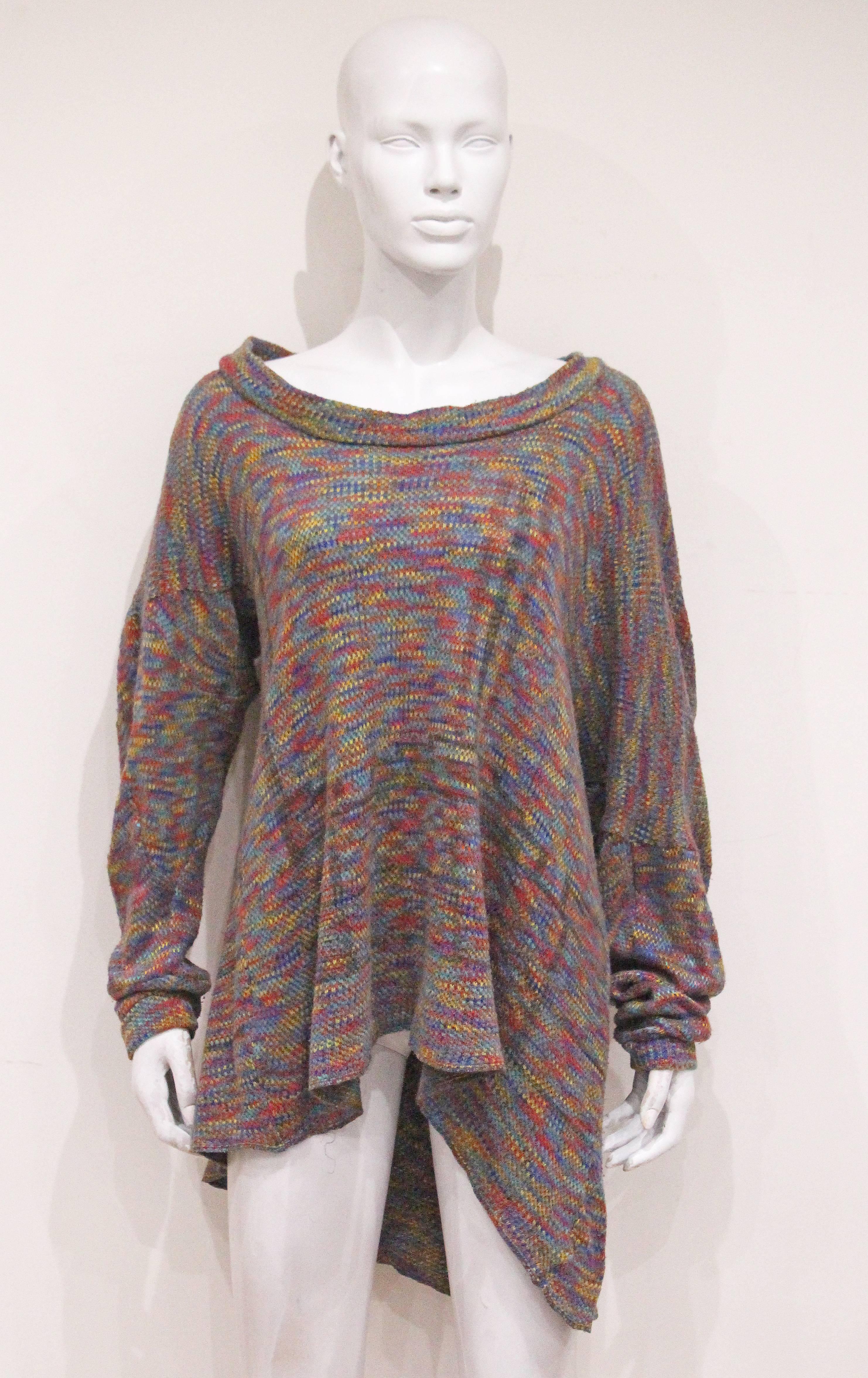 World's End by Vivienne Westwood and Malcolm Mclaren knitted jumper, c. 1982 In Good Condition In London, GB