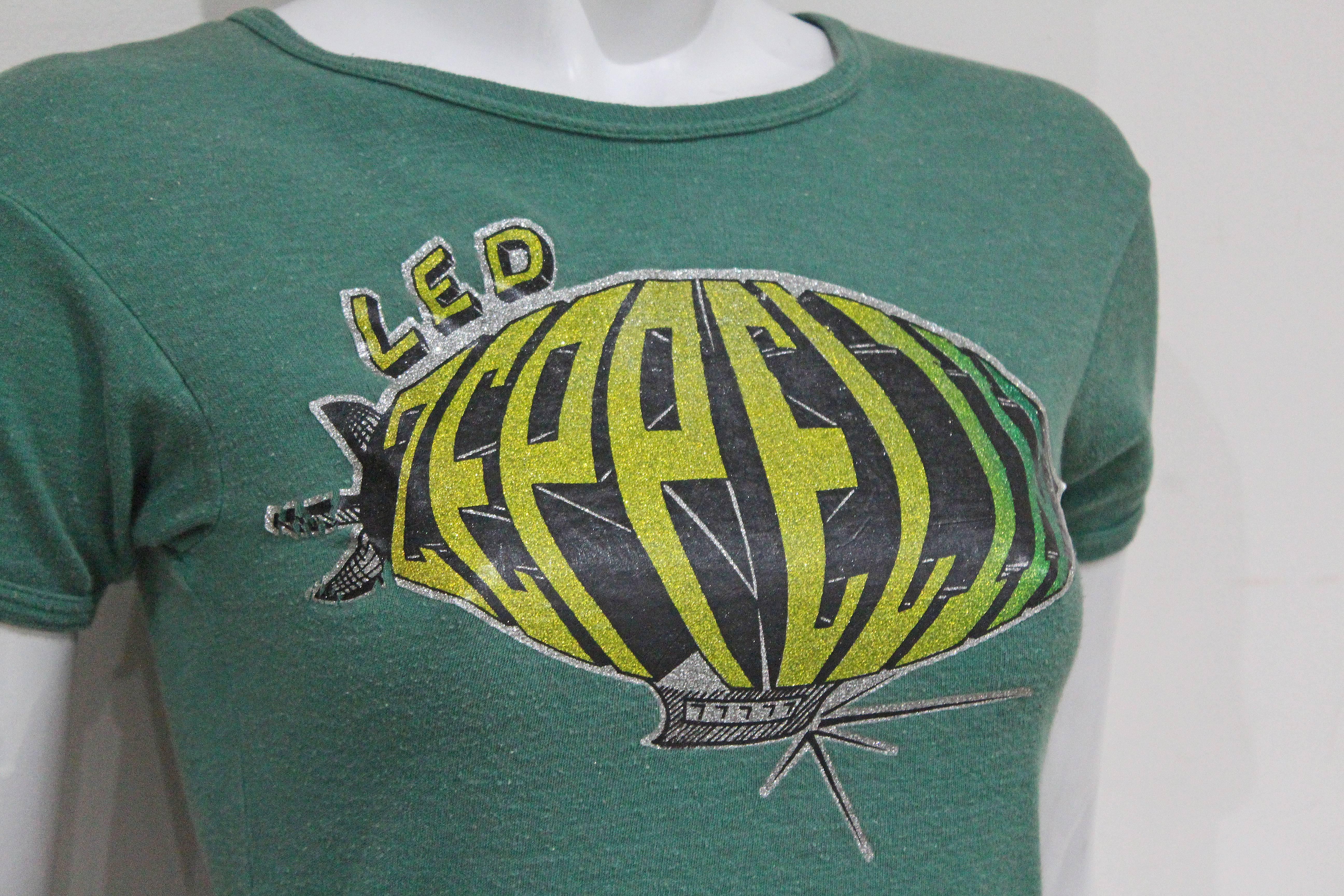 Led Zeppelin original band tee,  c. 1970s In Good Condition In London, GB