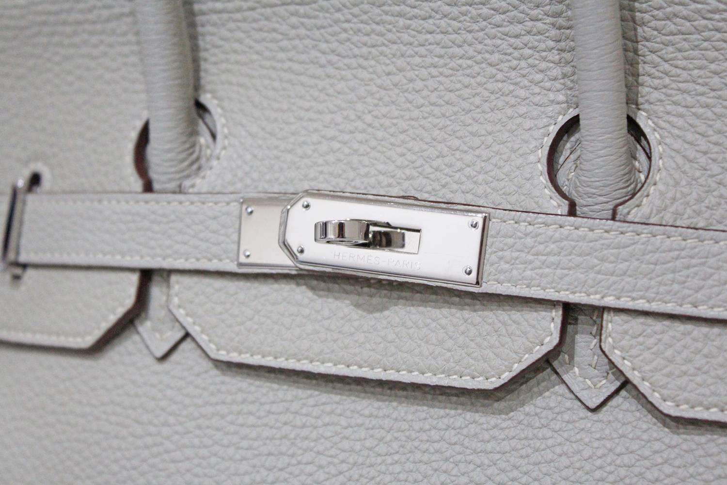 Hermes 35 cm Birkin Bag in Clemence Leather 2