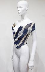 Vivienne Westwood nautical inspired silk chiffon corset, c. 1998