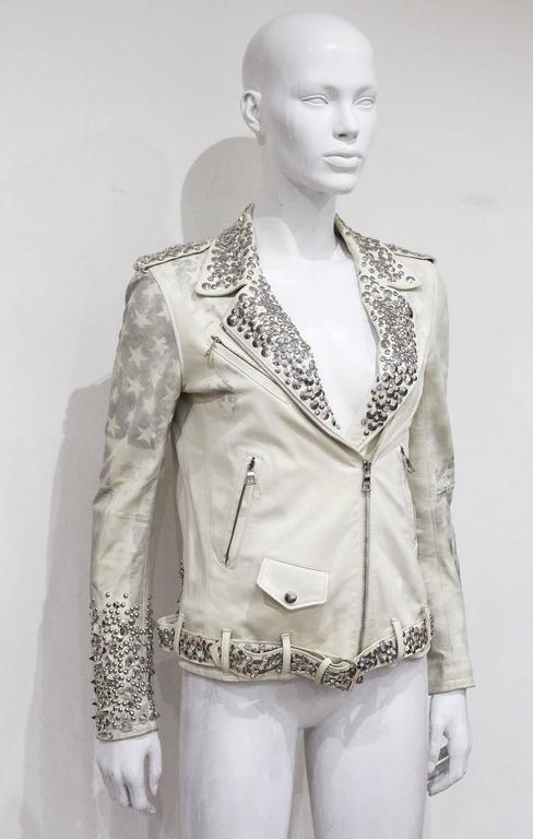 Balmain By Christophe Decarnin Studded Leather Biker Jacket C 2018 Balmain By Christophe Decarnin Studded Leather Biker Jacket C 2018 In Excellent Condition For