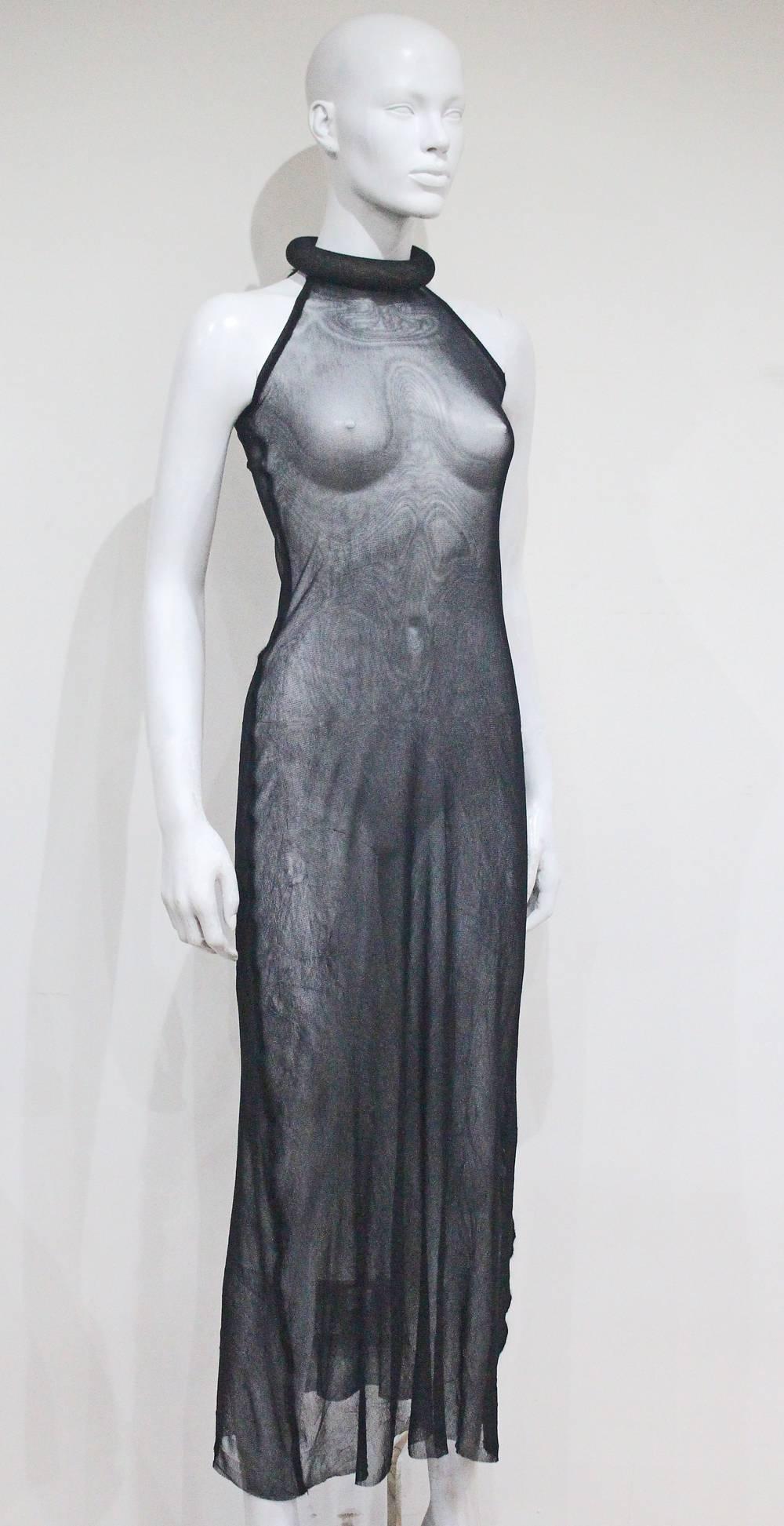 Jean Paul Gaultier mesh tube dress, c. 1995 1
