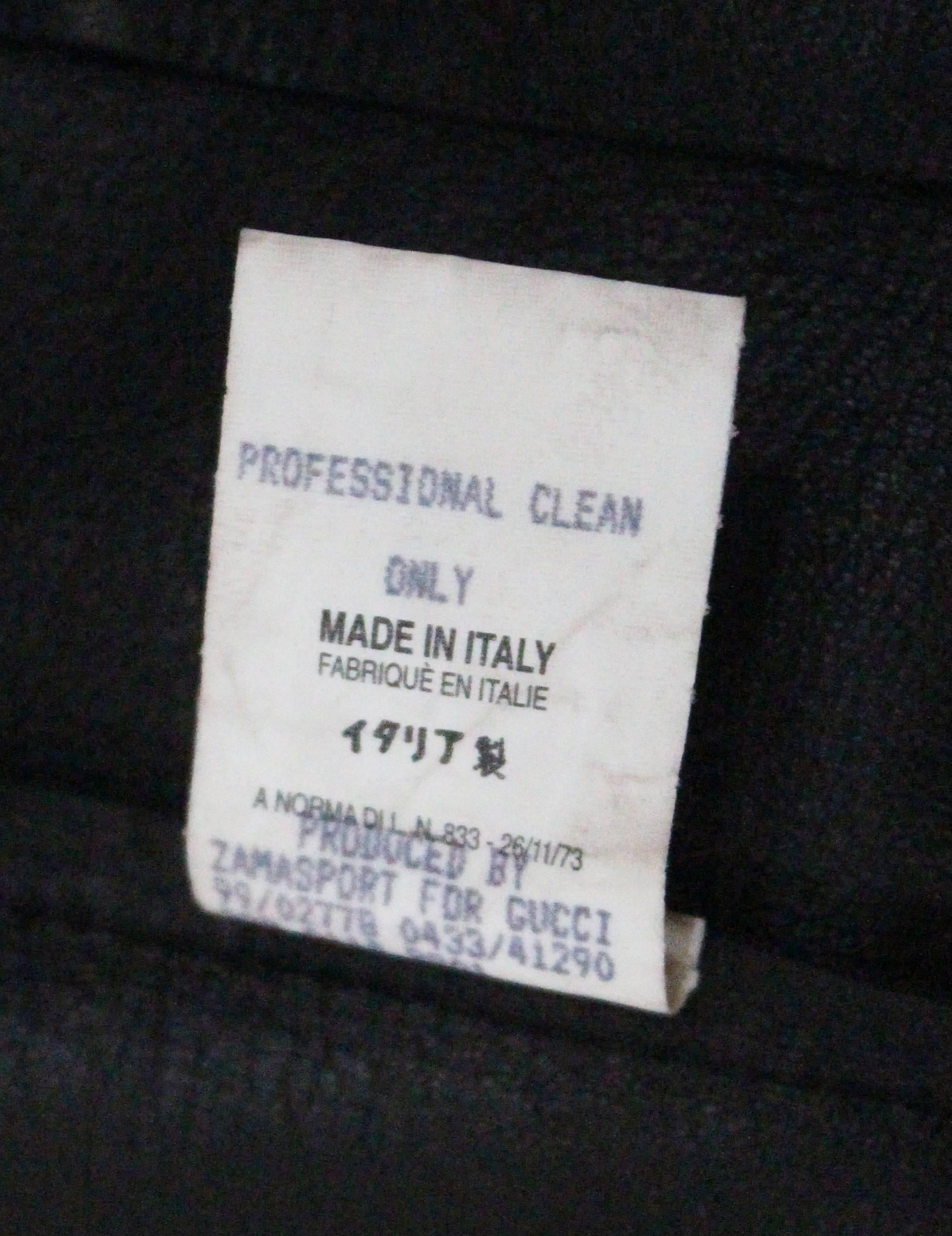 Gucci by Tom Ford Skinny Black Leather Biker Pants, c. 1999 4