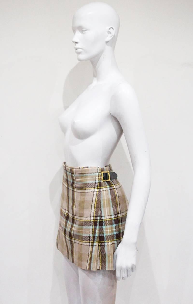 vivienne westwood tartan skirt