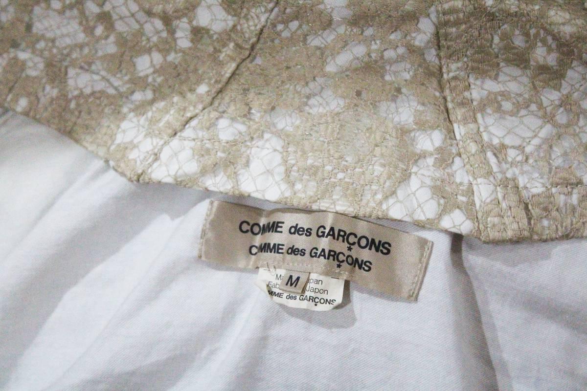 Comme des Garcons hooded lace poncho, c. 1990s 2