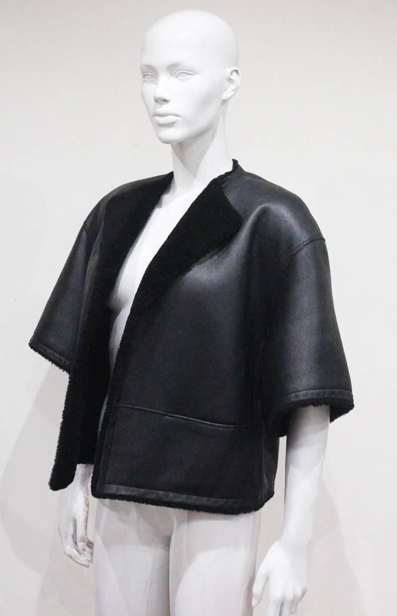 Hermes by Maison Martin Margiela shearling jacket, c. 2002 In Excellent Condition In London, GB