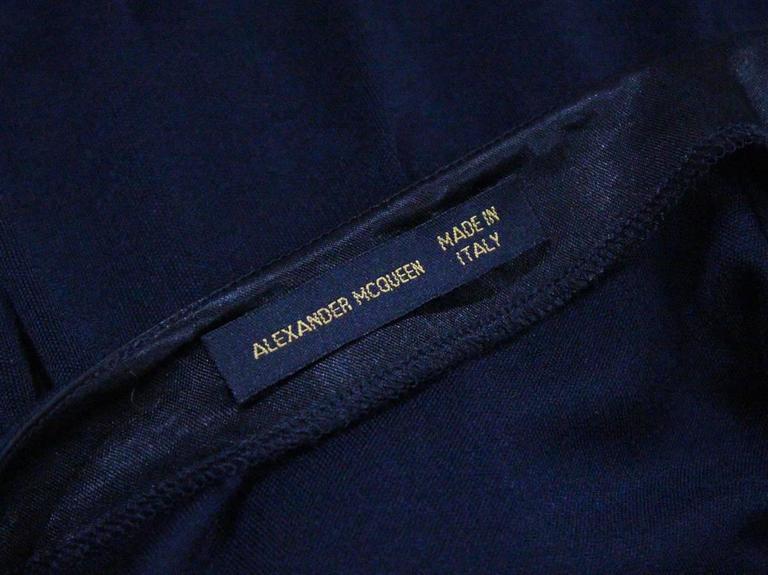 Alexander McQueen black jersey and satin bondage evening vest, c. 1990s ...