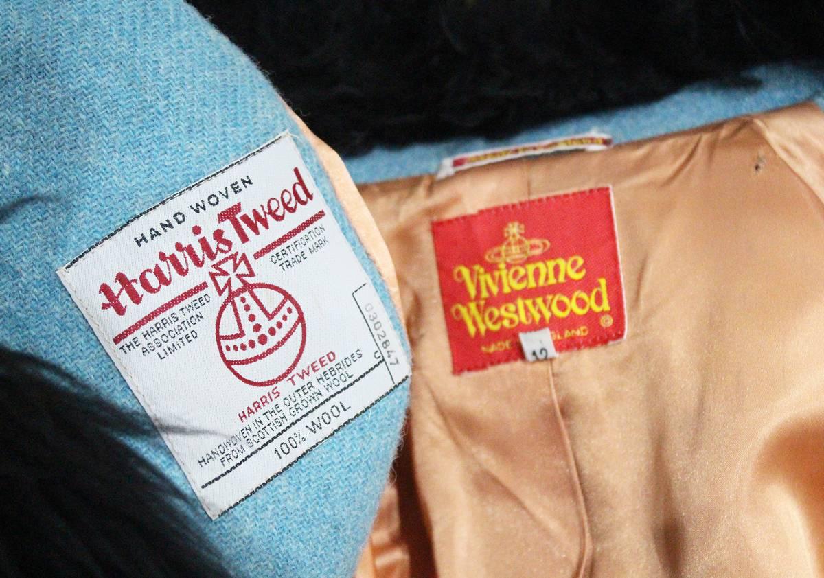 Vivienne Westwood Harris Tweed Woollen Jacket With Sheepskin, c. 1993 1