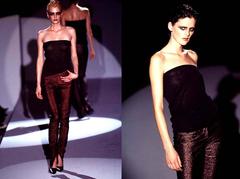 Gucci by Tom Ford lurex skinny pants, c. 1997