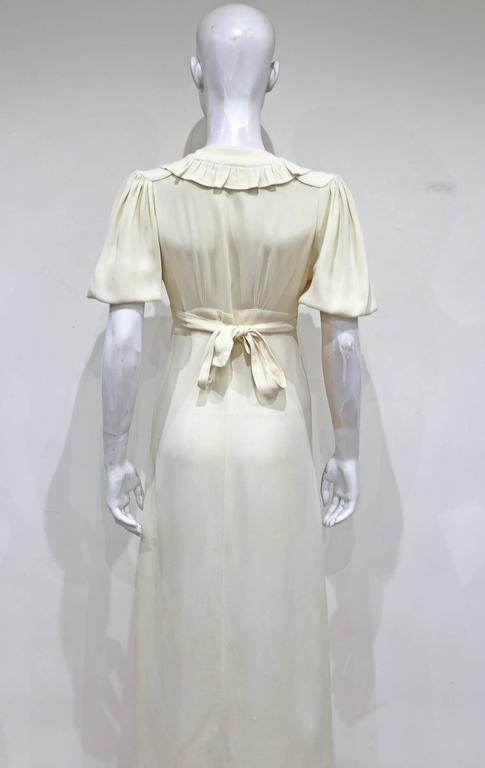 1970s Ossie Clark Radley Crepe Dress