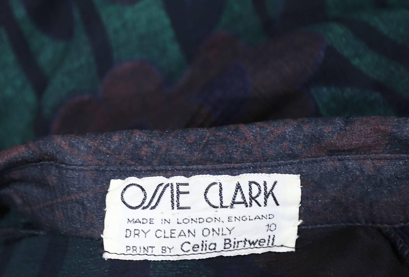 Ossie Clark extraordinary chiffon dress with Celia Birtwell print, c. 1968 - 69 3