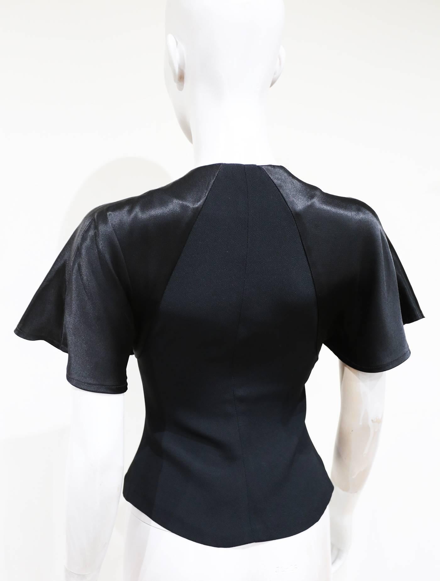 moss crepe blouse