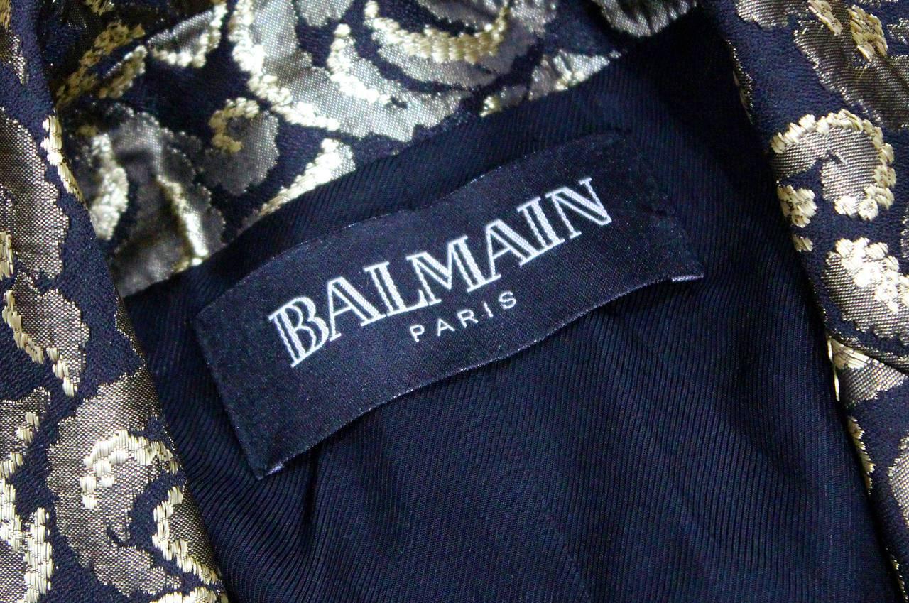 Balmain jacquard lame evening blazer, c. 2010 For Sale 1