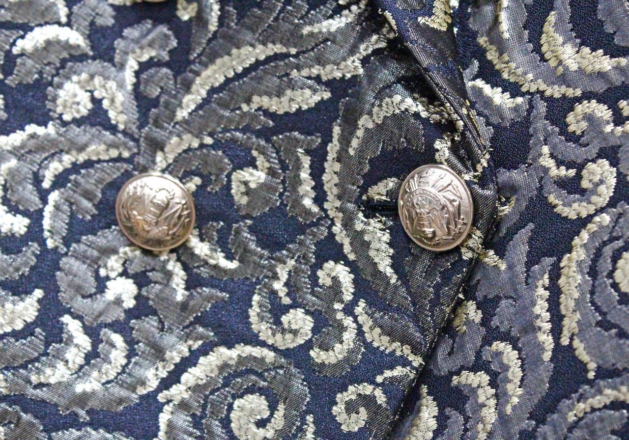 Women's Balmain jacquard lame evening blazer, c. 2010 For Sale