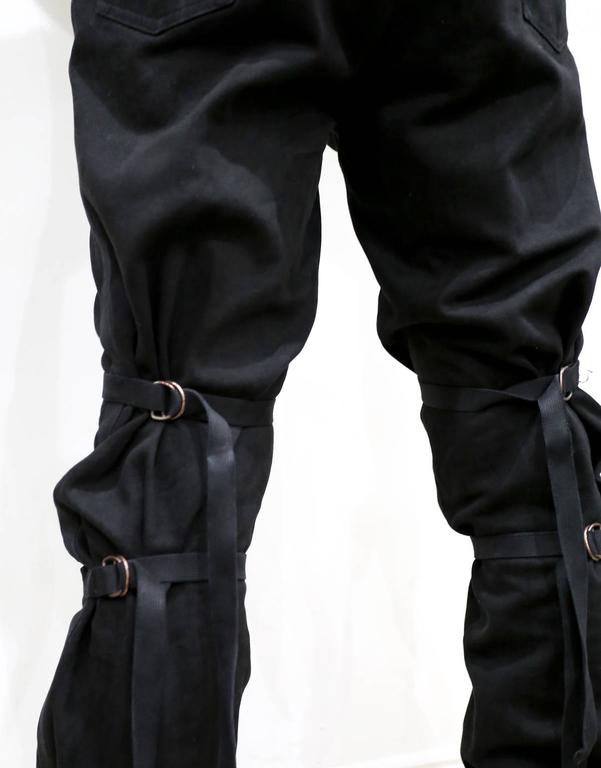 raf simons bondage jeans