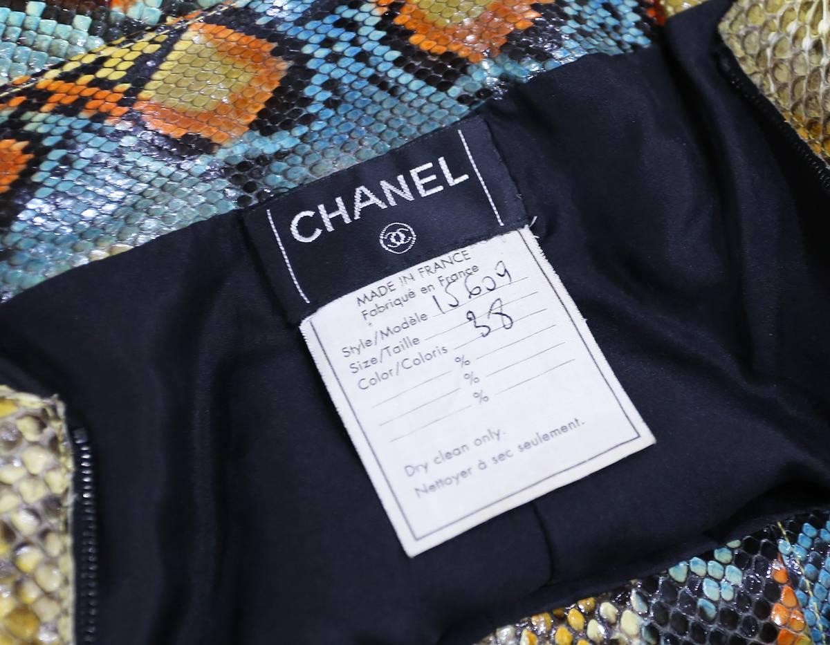 Chanel python hot pants, c. 2000 In Excellent Condition In London, GB