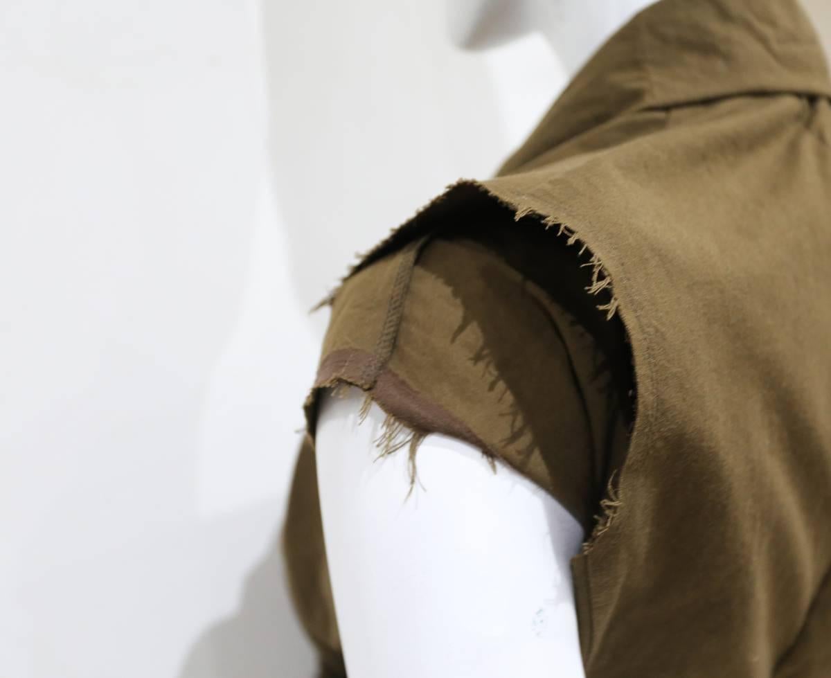 Women's or Men's COMME des GARCONS deconstructed twisted waistcoat, c. 2002