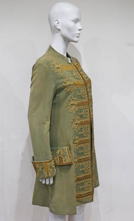 Ralph Lauren military inspired Napoleon jacket with lame