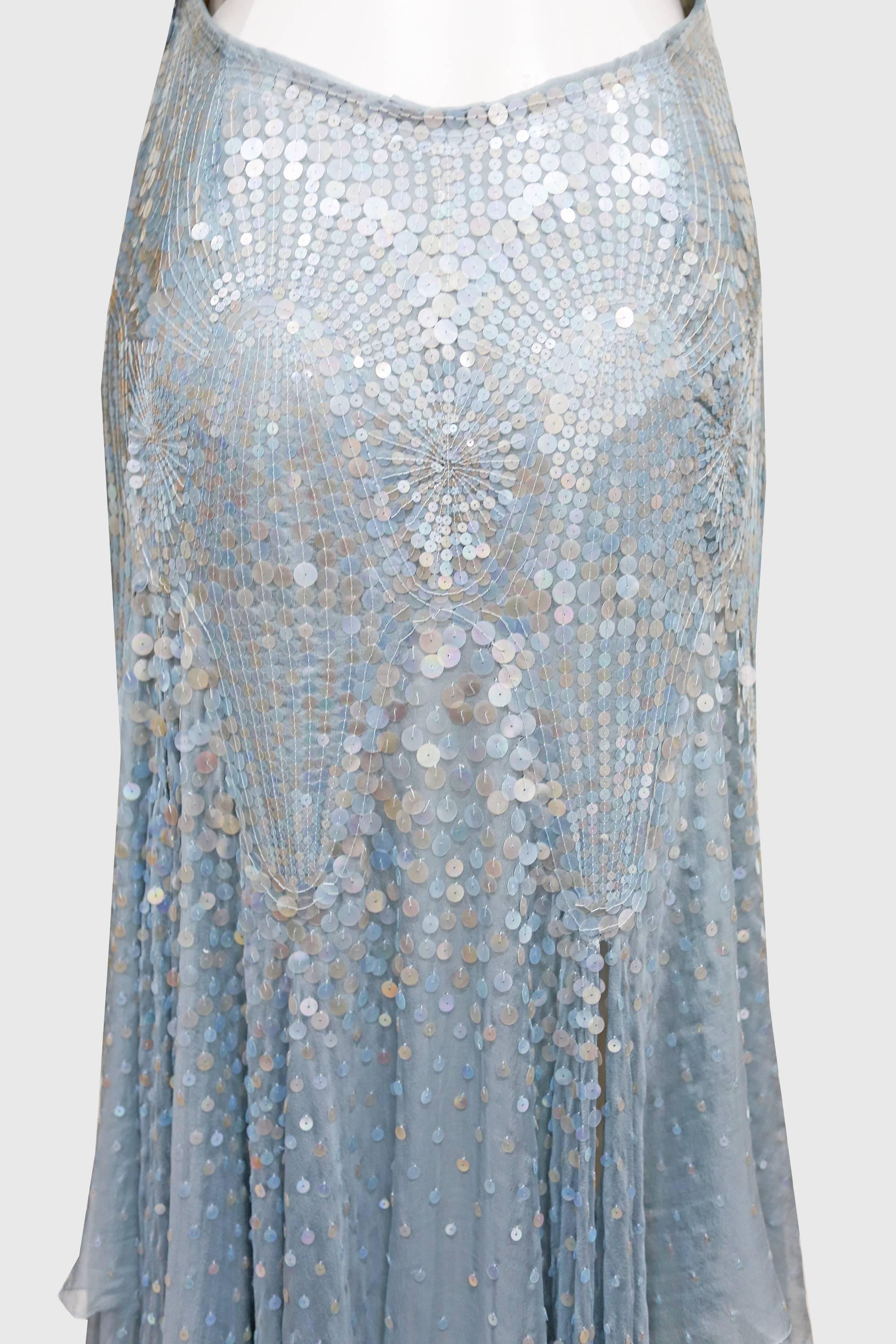 blue versace dress