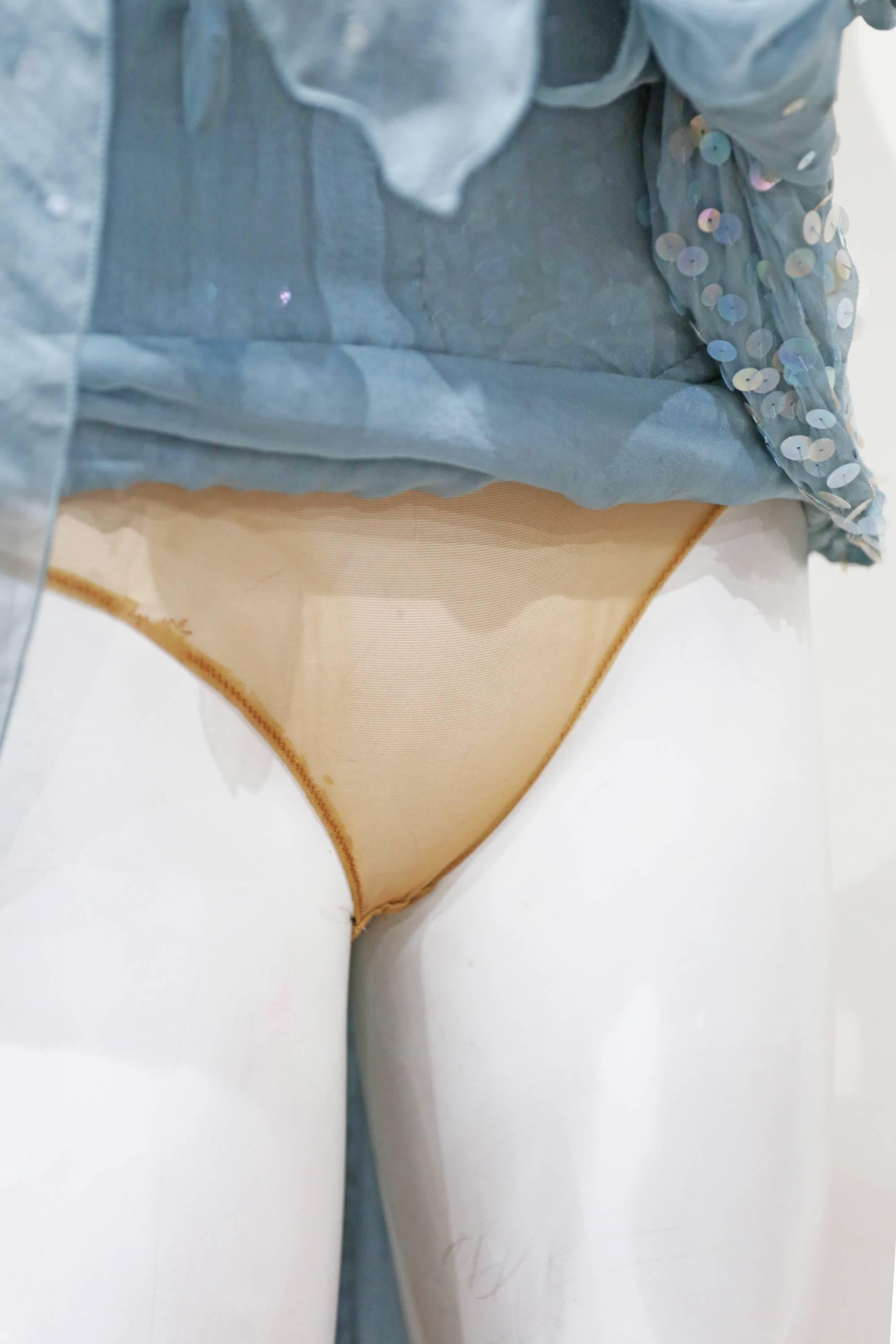 baby blue versace dress