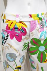 Gucci by Tom Ford floral cotton pants, c. 1999