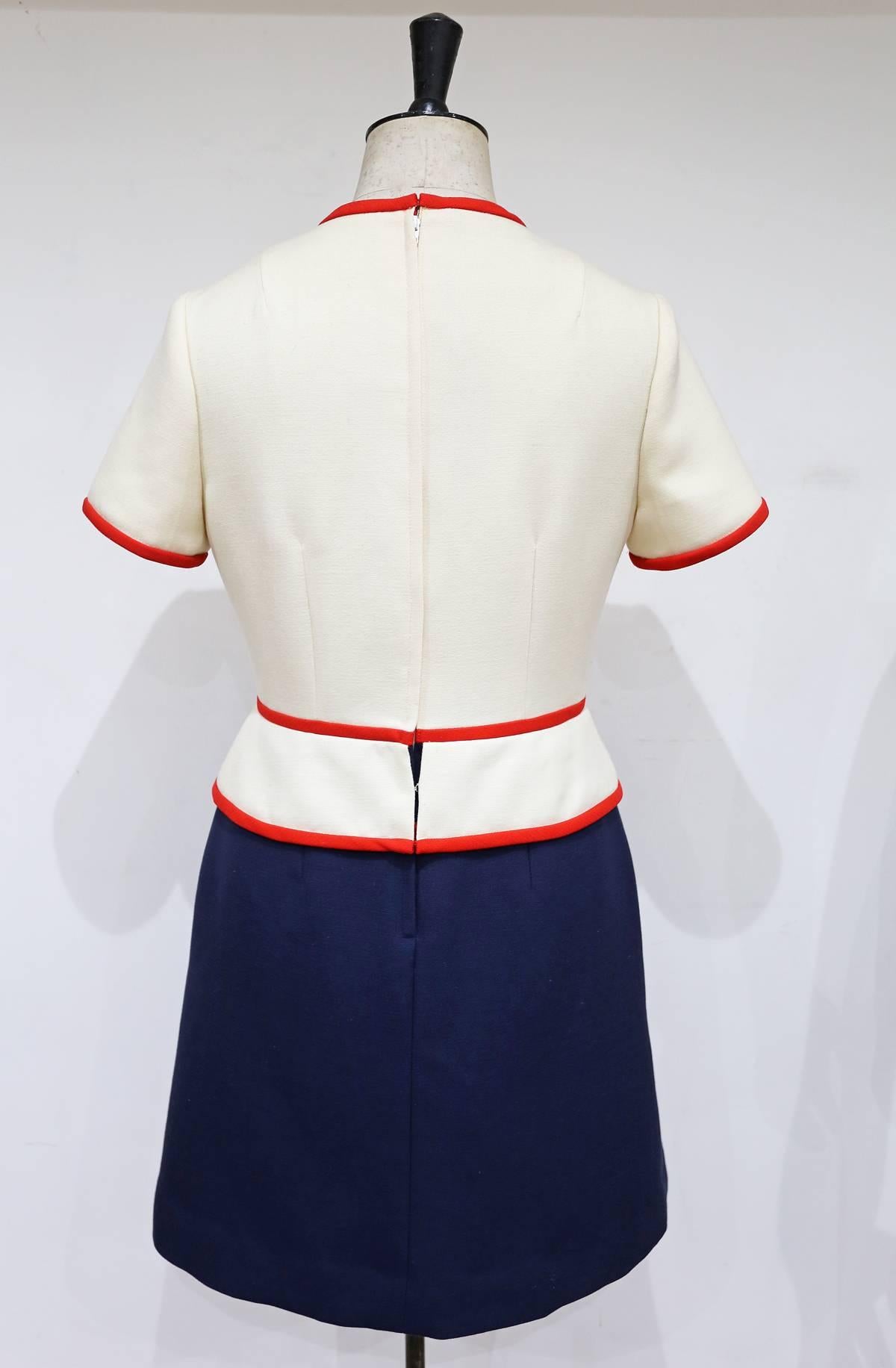 Louis Feraud tailored cocktail dress, c. 1960s In Excellent Condition In London, GB