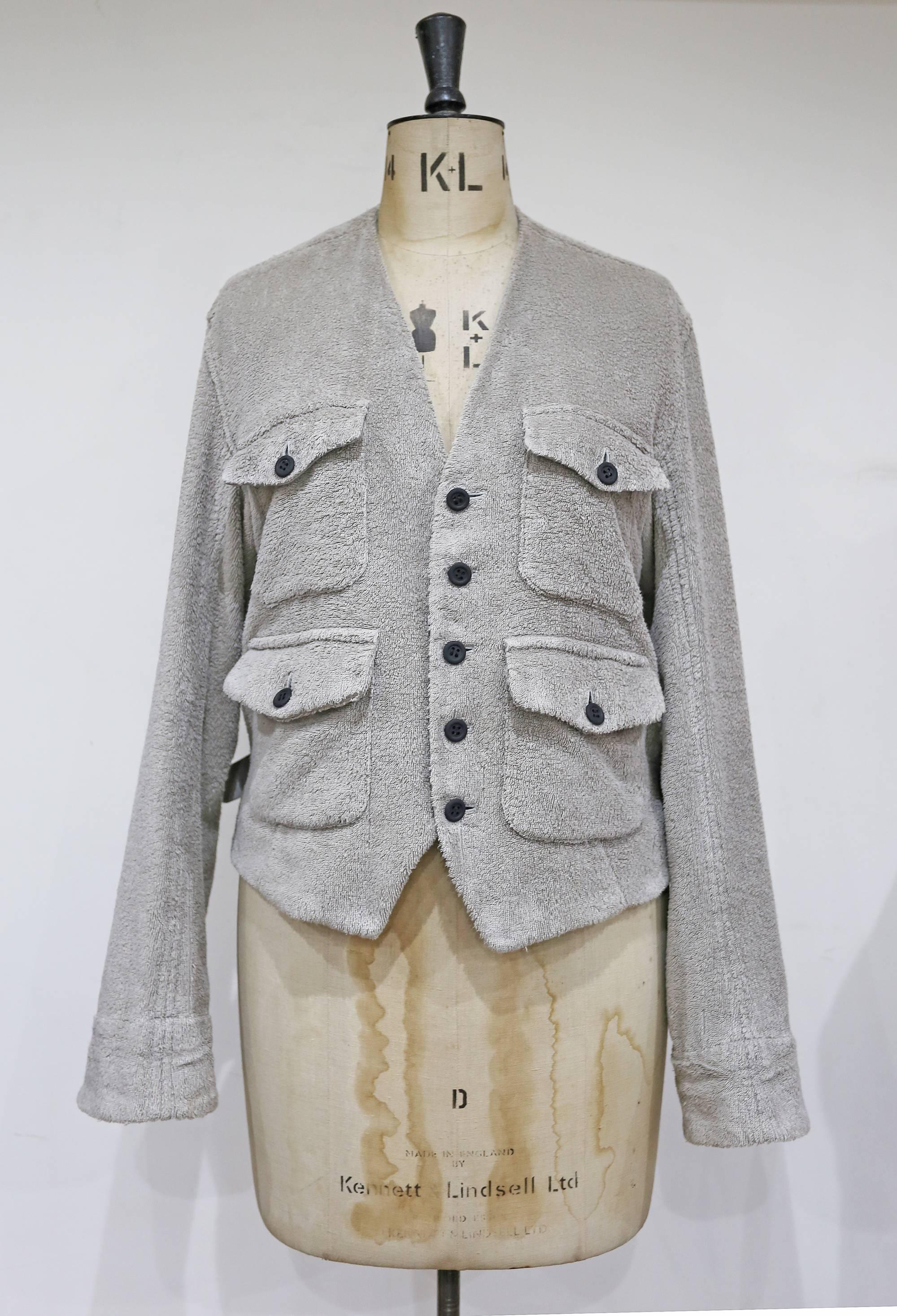 Gray Seditionaries by Vivienne Westwood and Malcolm Mclaren Towel Jacket, c. 1976