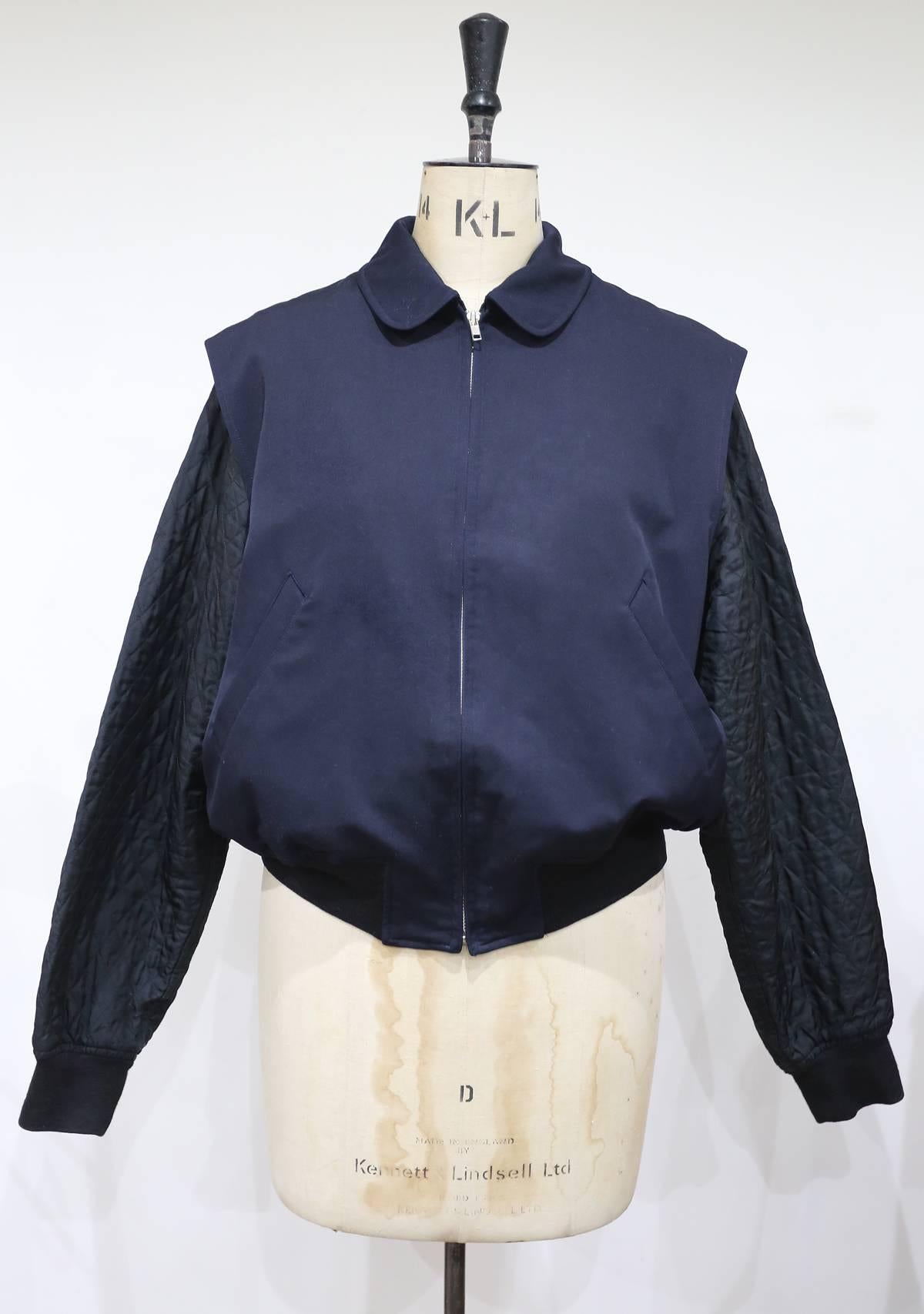 comme de garcon bomber jacket